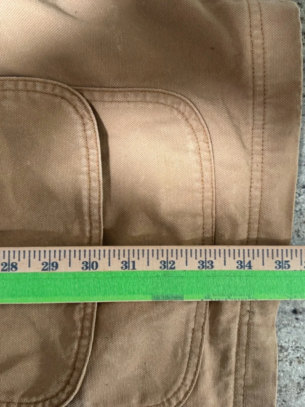 L.L. Bean Barn Coat Jacket‎ XXL Tall Tan Canvas Chore Coat Plaid Lined Workwear